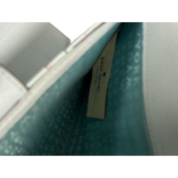 Kate Spade New York Light Blue Crossbody Wallet Bag With Gold Accent - Picture 6 of 6
